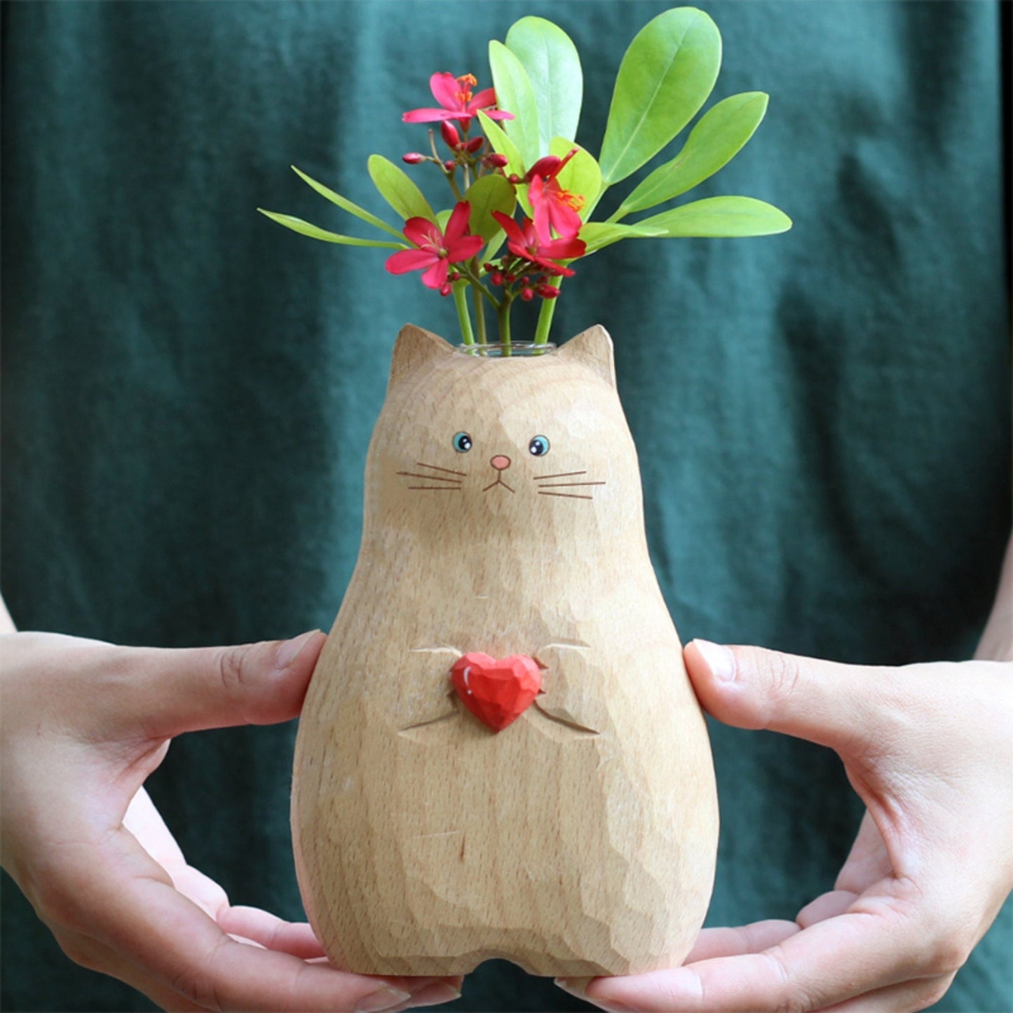 🔥🔥LAST DAY BIG SALE--🐱Handmade Cat Vase