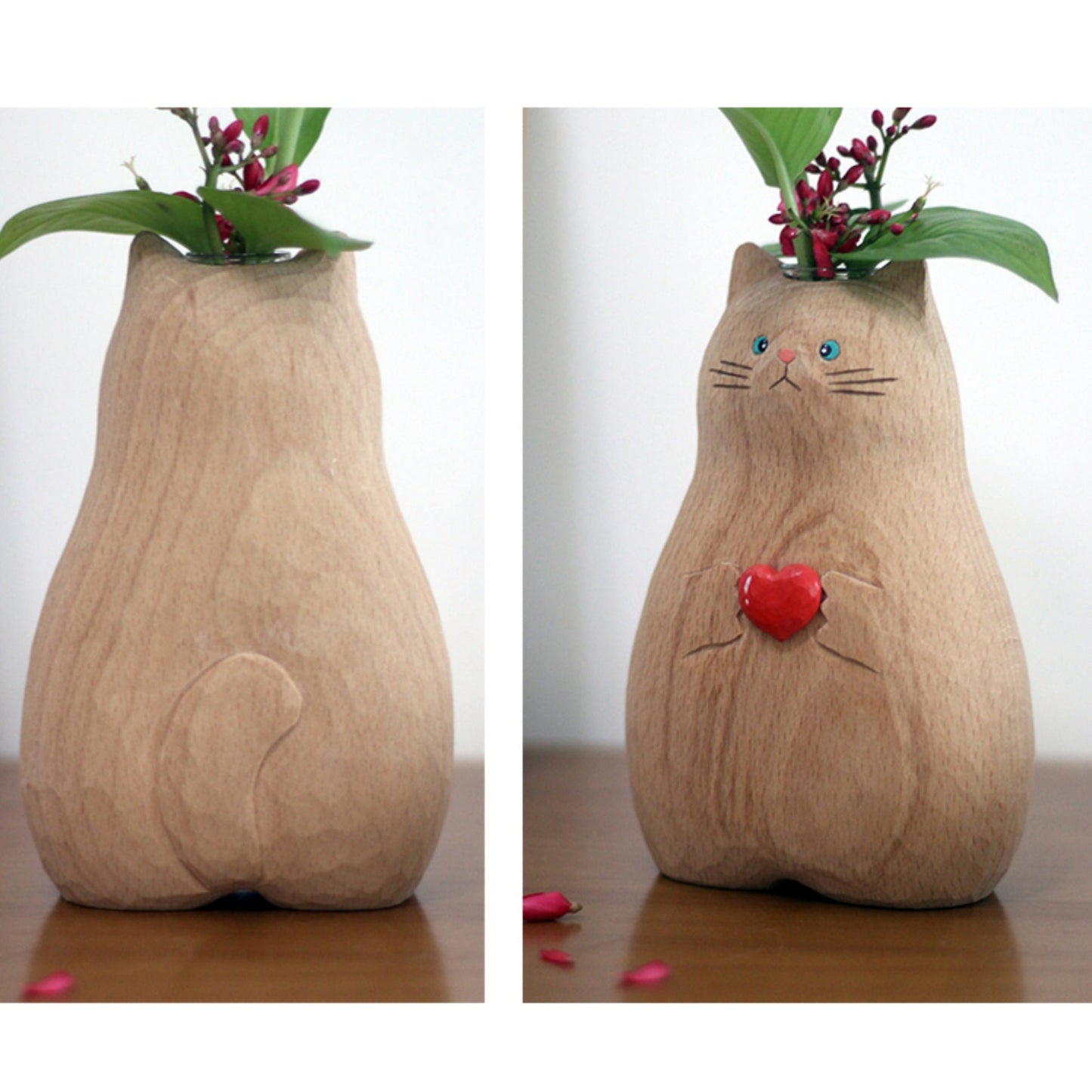 🔥🔥LAST DAY BIG SALE--🐱Handmade Cat Vase