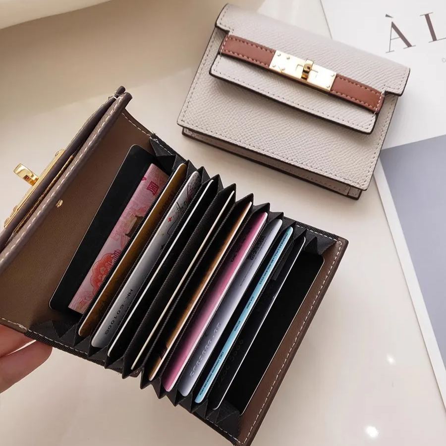 💼Genuine leather small card holder💼