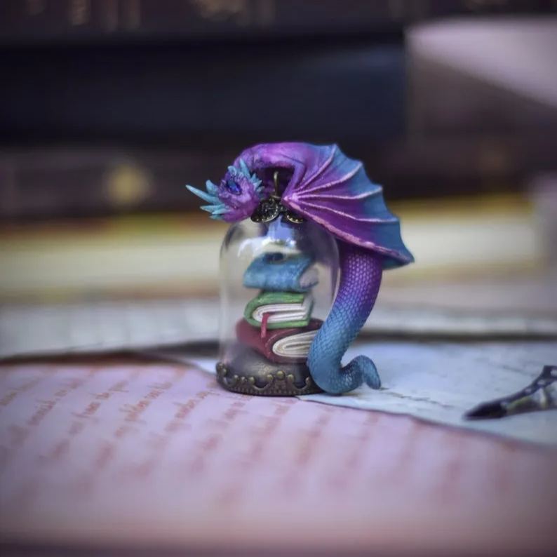 🔥🔥LAST DAY BIG SALE--Book Dragon Necklace