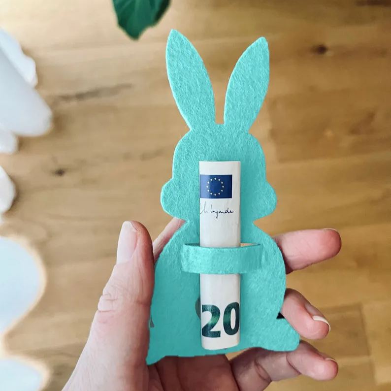 🐰🎁Easter Bunny Money Holder Gift