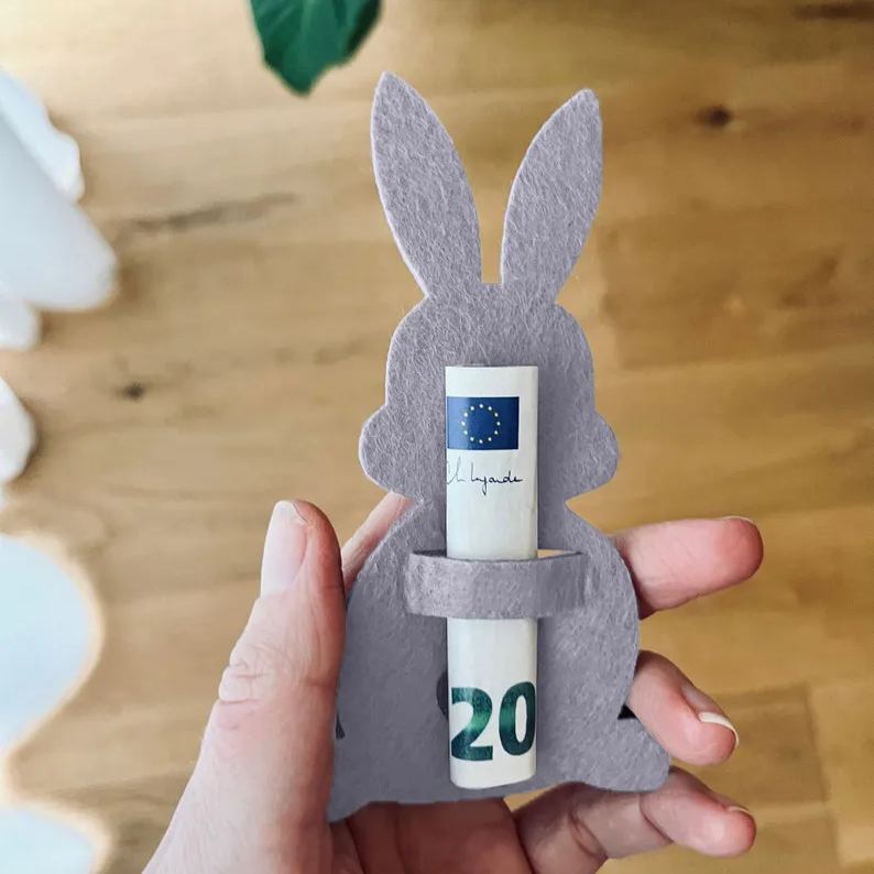 🐰🎁Easter Bunny Money Holder Gift