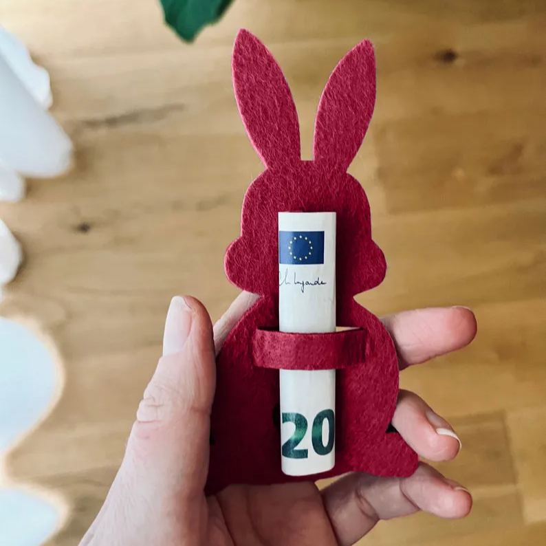🐰🎁Easter Bunny Money Holder Gift