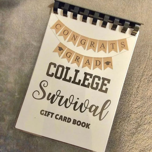 👩🎓🎁College Survival Gift Card Book
