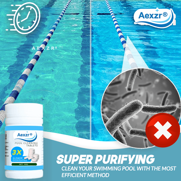 Aexzr Pool Cleaning Tablet (100 PCS)