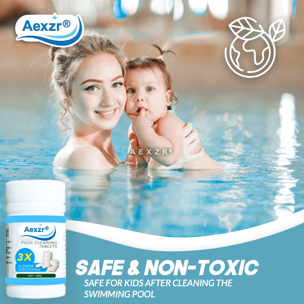 Aexzr Pool Cleaning Tablet (100 PCS)