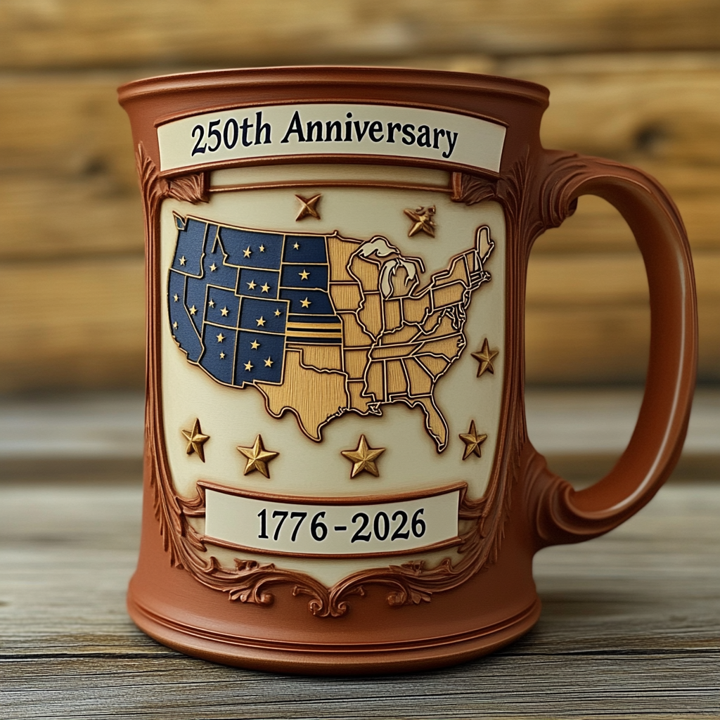250th Anniversary Patriotic Coffee Mug