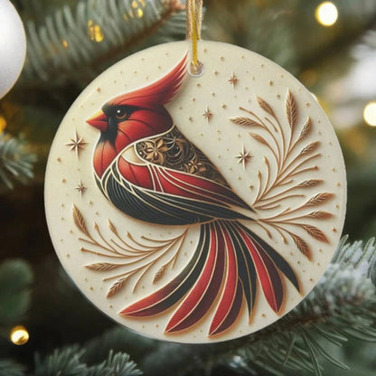🎅CHRISTMAS SALE 50% OFF🎄Bird Of Many Colors Ceramic Christmas Ornament🐦