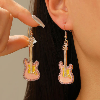 🎸Sparkling Guitar Earrings💫