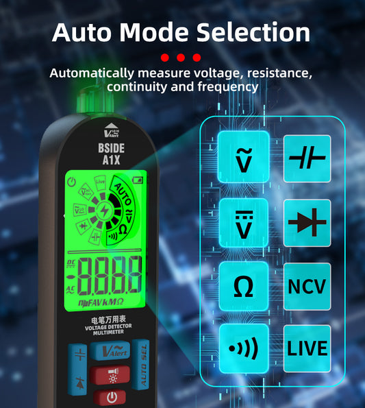 Rechargeable Smart Digital Multimeter Tester