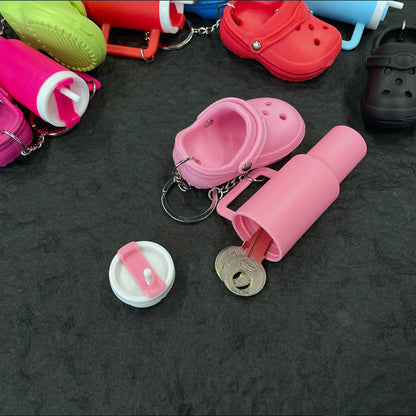 🔥Hot Sale🔥 Mini cup + Crocs keychain