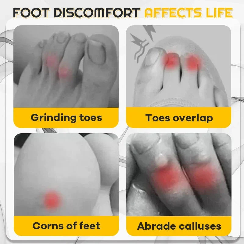 🔥 Silicone anti-friction toe protector