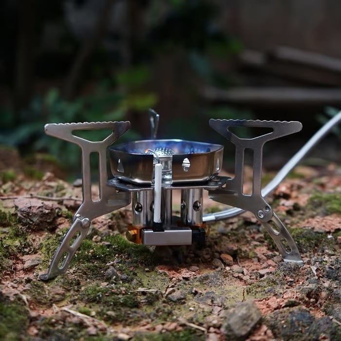 🔥Camping Outdoor Windproof Gas Burner