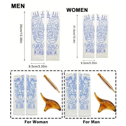 Reflexology Socks with Trigger Point Massage Tool