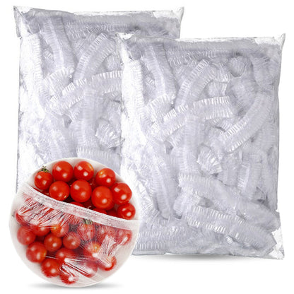 🥗100-500PCS Disposable Food Cover Wrap Plastic Elastic Stretch Food-Grade Fresh-keeping Film Bags Storage Kitchen Bowl Seal Lids