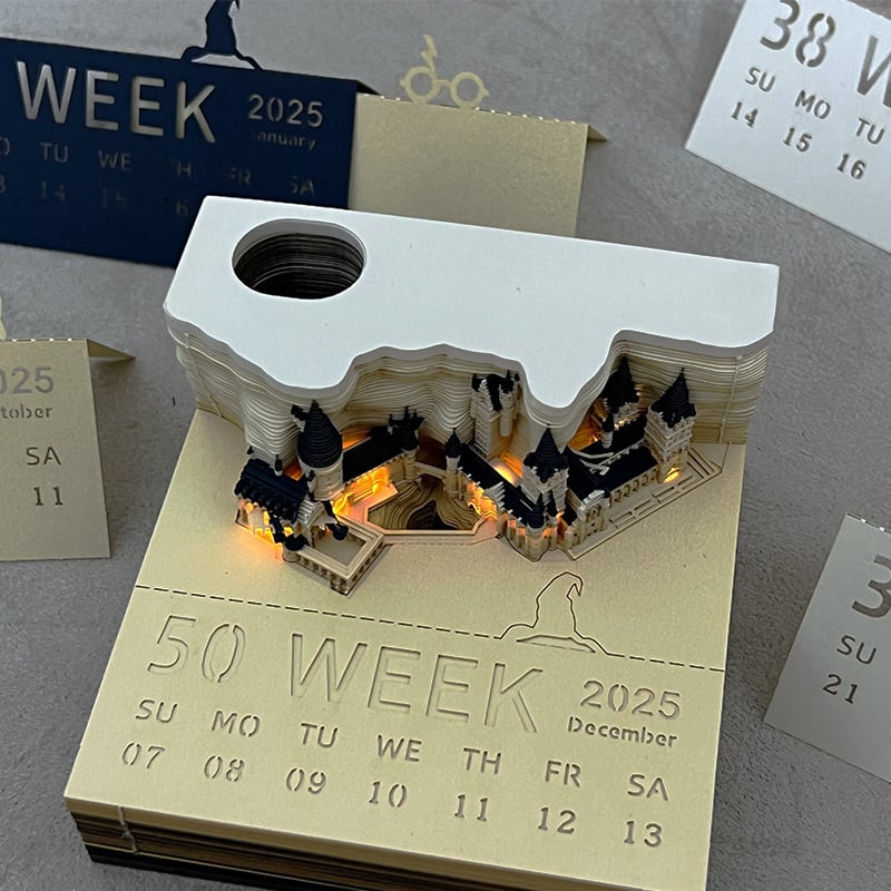 🎉Last Day Promotion 49% OFF🎄 3D Memo Note Calendar with Upgraded Packing