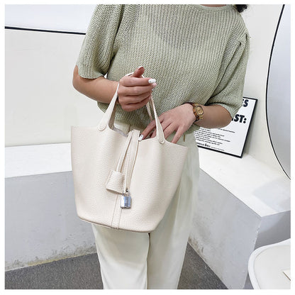 💼 Ladies Genuine Leather Soft Bucket Bag 💼