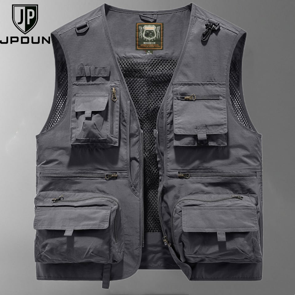 🔥Last day 48% OFF - 😍Breathable Mesh Zip Cargo Vest