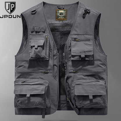 🔥Last day 48% OFF - 😍Breathable Mesh Zip Cargo Vest