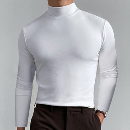 2023 New In-💝Mens High Neck Slim Fit Long Sleeve T-shirt