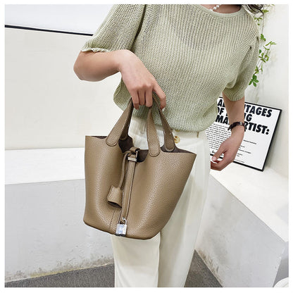 💼 Ladies Genuine Leather Soft Bucket Bag 💼