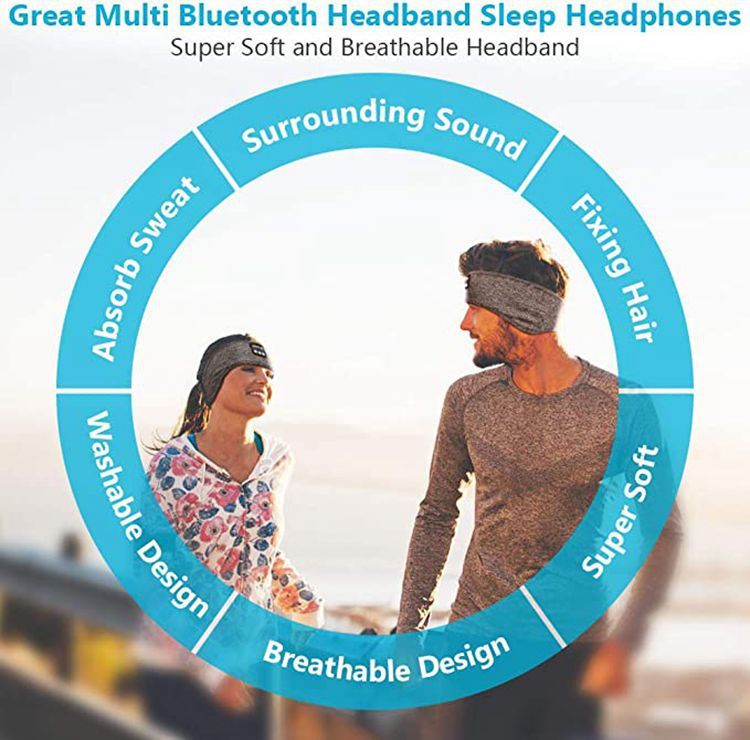 MUSICOZY Sleeping Headphones Bluetooth Headband