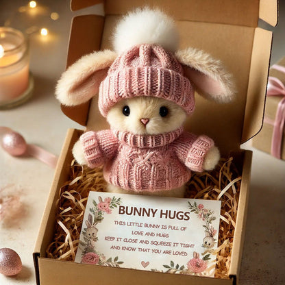 🔥Handmade🐇Mini Bunny Hug Cute Easter Gift🎁