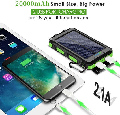🔥2025 Hot Sale🎁-Waterproof Solar Power Bank