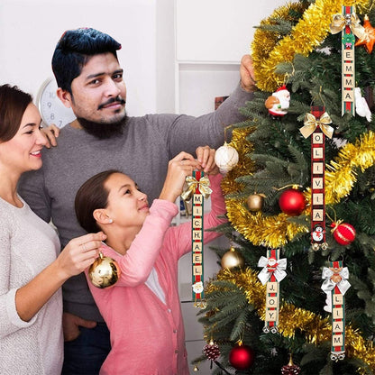 Personalized letter Christmas tree decoration