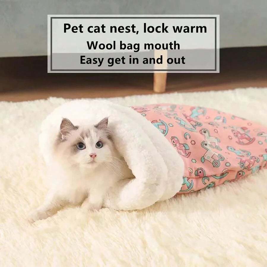 🔥Last Day 69% OFF - 🐾Cozy Pet Nest for Small Cats and Dogs