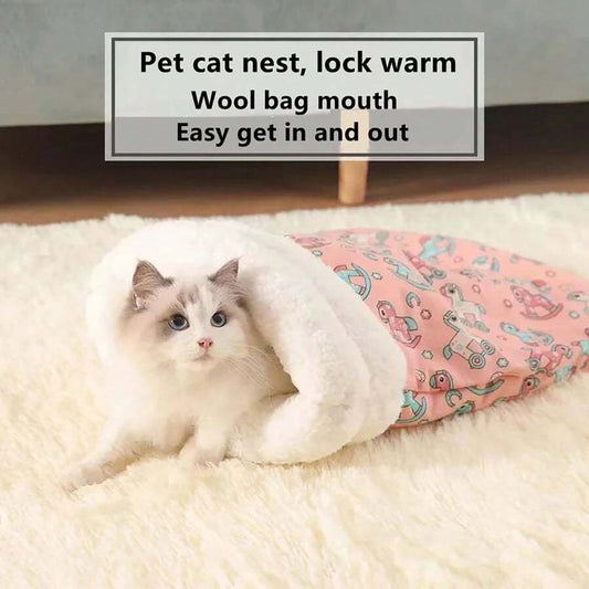 🔥Last Day 69% OFF - 🐾Cozy Pet Nest for Small Cats and Dogs