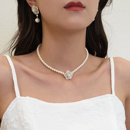 🔥LAST DAY 49% OFF-💗elegant pearl camellia necklace