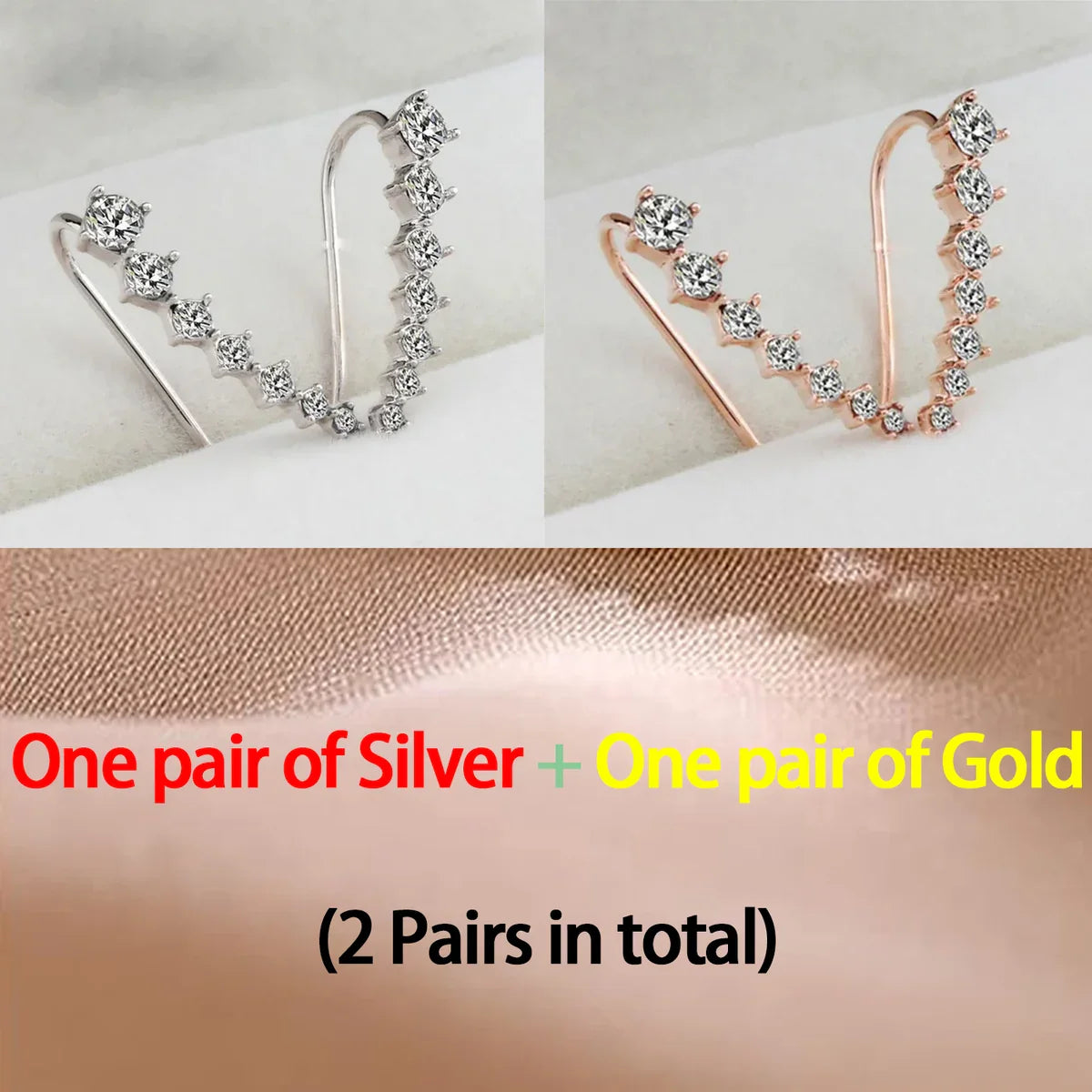 👂Seven Star Diamond Stud Earrings