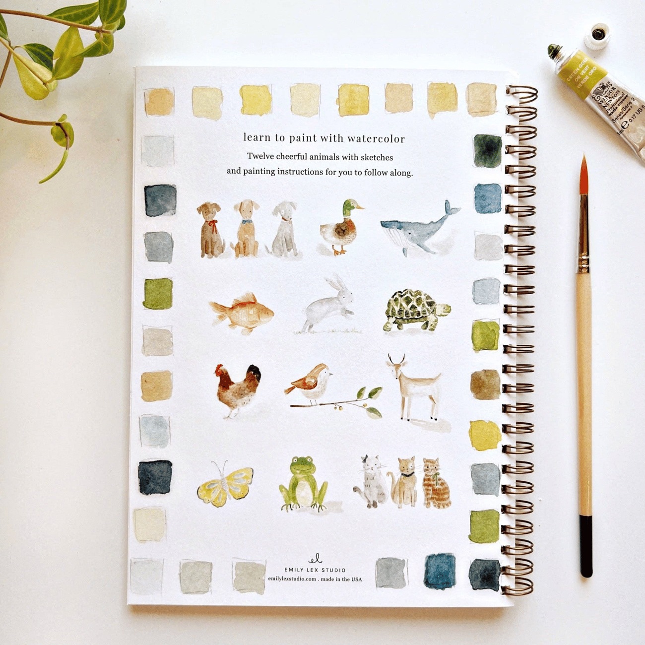 🔥LAST DAY 60% OFF - 💕Watercolor Workbook 🖼️Beginner-Friendly