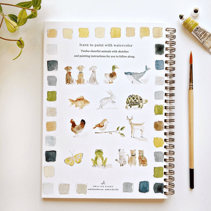 🔥LAST DAY 60% OFF - 💕Watercolor Workbook 🖼️Beginner-Friendly