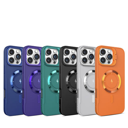 New Color Flash Magnetic Lens Holder Phone Case