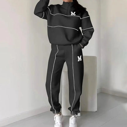 🔥Casual Line Sweatshirt 2-Piece Set