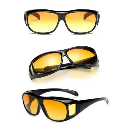 Spring Sale😎Night Vision Driving Glasses Fit Over Glasses for Men Women