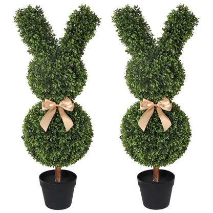 🐰✨Artisan-Crafted Bunny Topiary🔥