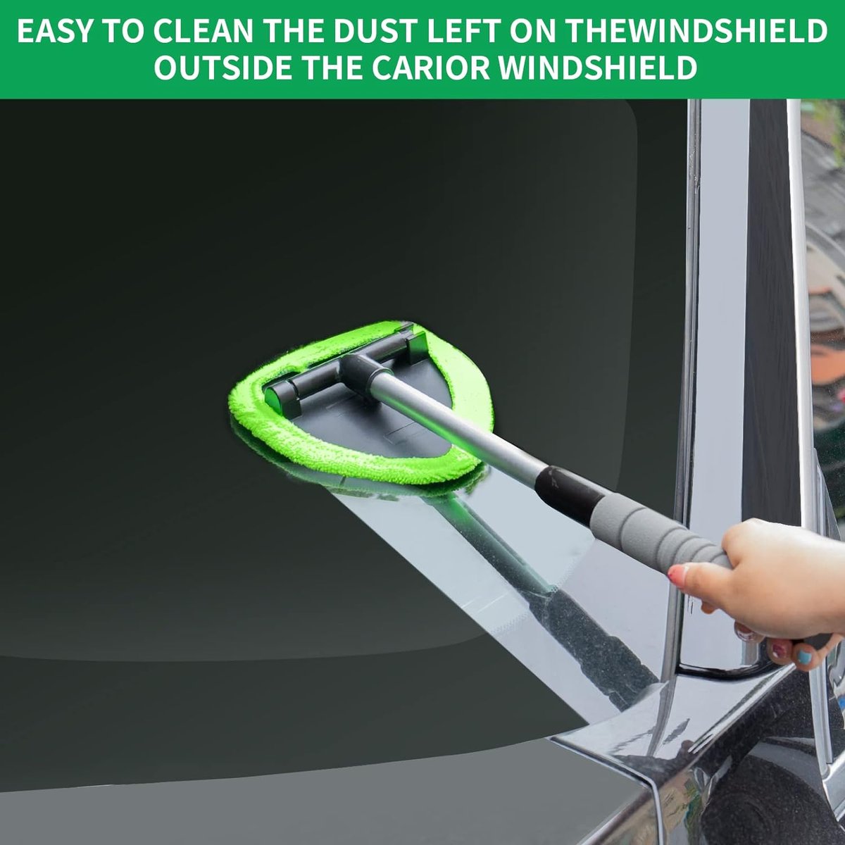 🔥Car Windshield Cleaning Tool with Extendable Handle