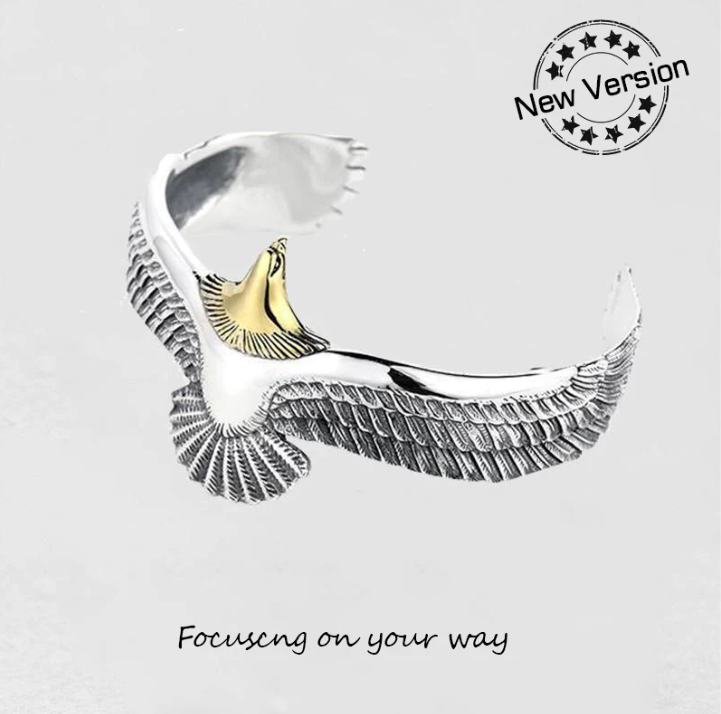 925 Silver energy eagle Bracelet