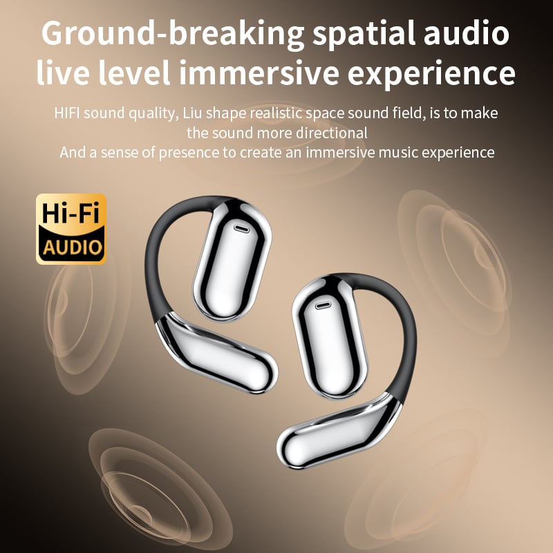 True Powerful Bluetooth 5.3 Open Ear Earbuds