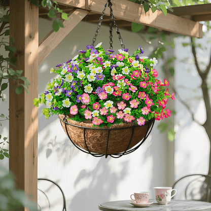 🎉Mother's Day Sale 49% OFF🌼UV Resistant Lifelike Artificial Daisies (Hanging Flowers Basket)