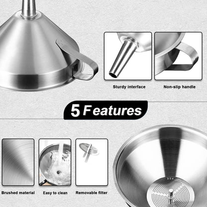 Stainless Steel Funnel Filter