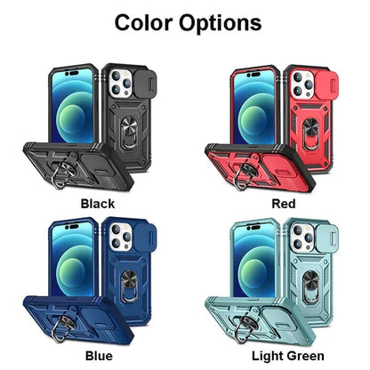 Magnetic Car Finger Ring 3-in-1 Phone Case