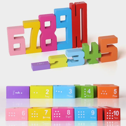 🔥LAST DAY SALE 49% OFF🔥Wooden Number Building Block