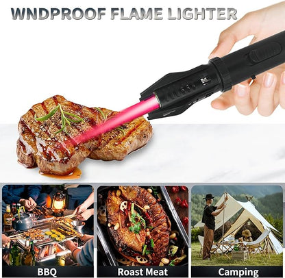 🔥Summer Promotion 49% OFF💥Camping Outdoor Windproof Straight Flame Lighter