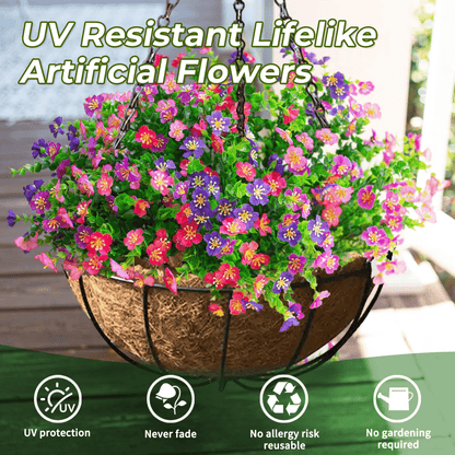 🎉Mother's Day Sale 49% OFF🌼UV Resistant Lifelike Artificial Daisies (Hanging Flowers Basket)