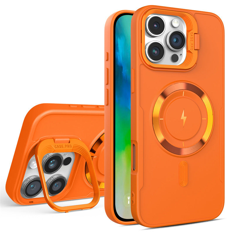 New Color Flash Magnetic Lens Holder Phone Case