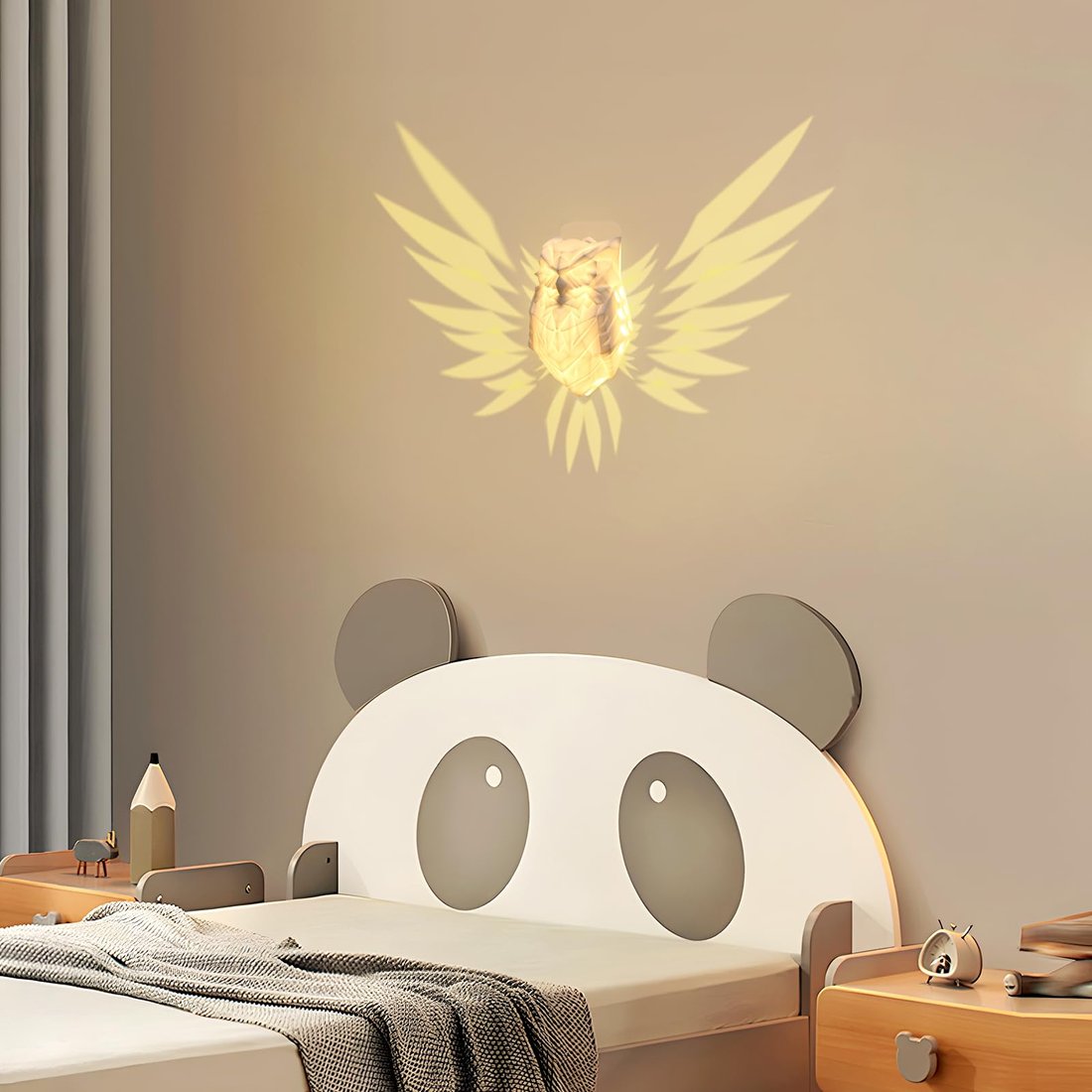 3D Animal Owl Wall Light